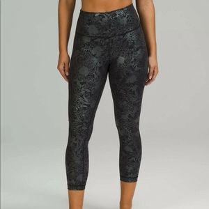 Lululemon Wunder Under HR Crop 23” *Shine